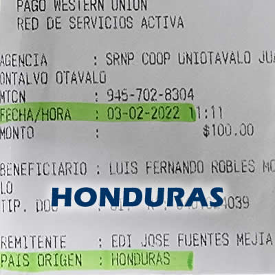 recibos honduras 2 – Capacitación Automotriz